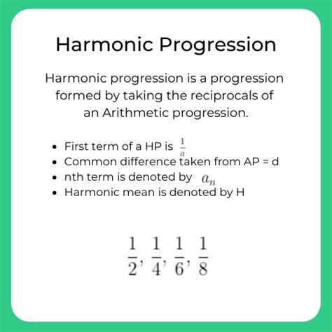 Harmonic Progression Questions And Answers Hp Prepinsta