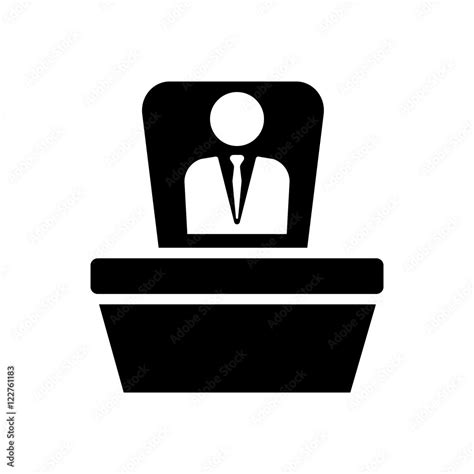 Boss icon vector Stock Vector | Adobe Stock