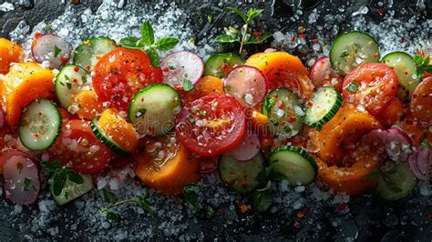 Veg Platter Stock Illustration Illustration Of Colourful 305648867