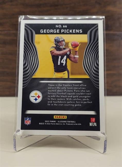 Illusions George Pickens Rookie Rc Steelers Ebay