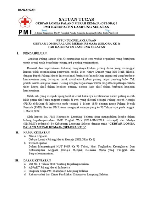 Juklak Juknis Lomba Gelora 1 Pdf
