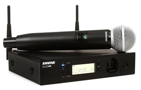 Shure GLXD24R SM58 Digital Wireless Handheld Microphone System Sweetwater