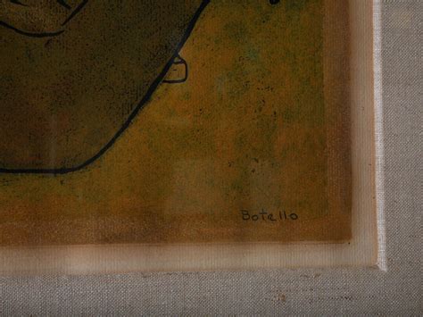 Angel Botello Linocut Sunning Nudes Framed At 1stDibs Kelly Botello Tiffany Botello Nude