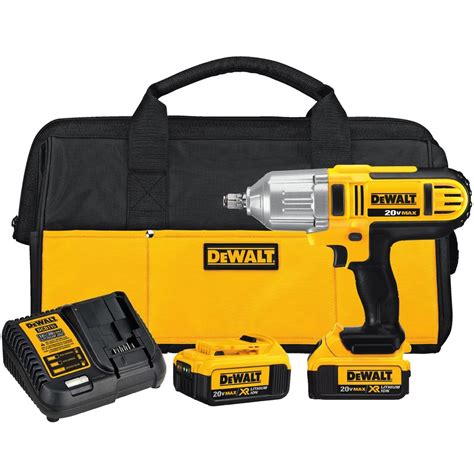 DEWALT 20 Volt Max Volt 1 2 In Drive Cordless Impact Wrench At Lowes