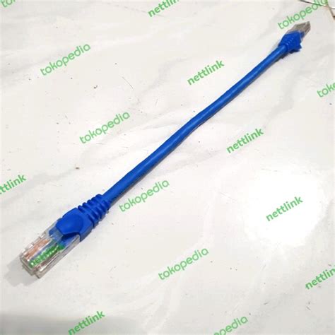 Jual Patch Cord Utp Cat 6 25 Cm Commscope Kabel Lan Cat 6 25 Cm Biru