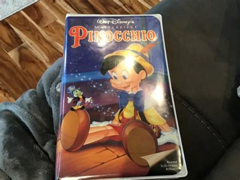 Collection Chef D Uvre De Walt Disney Pinocchio Rare Vhs