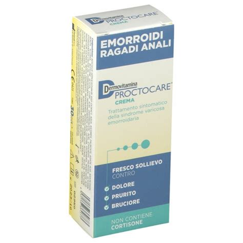 Dermovitamina Proctocare Crema Emorroidi Ragadi Anali Ml