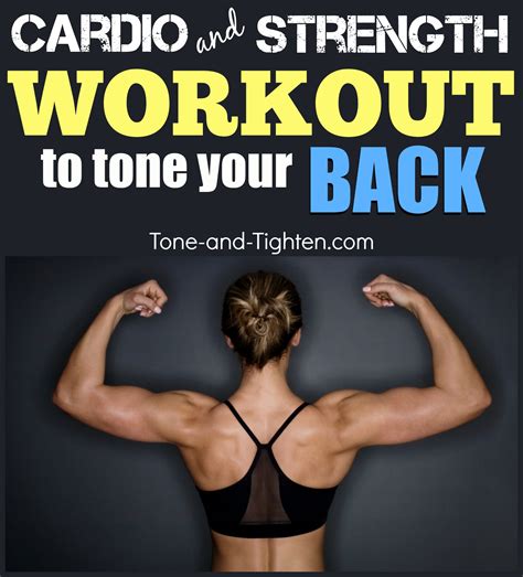Best cardio and strength workout to tone your back muscles
