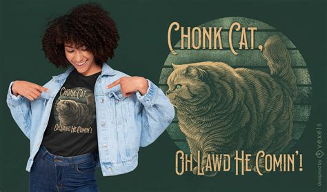 Diseños de camisetas de gato chonk más Merch