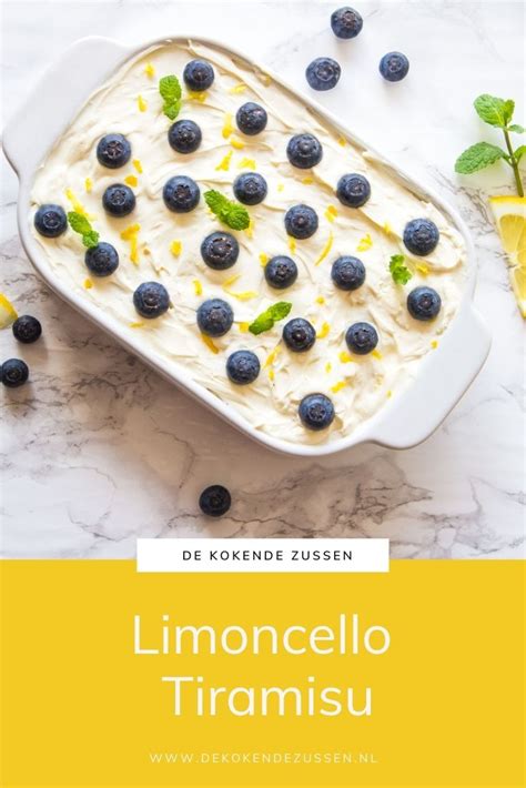 Limoncello Tiramisu Recept De Kokende Zussen