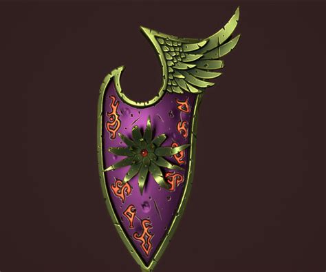 ArtStation - Rune shield | Game Assets