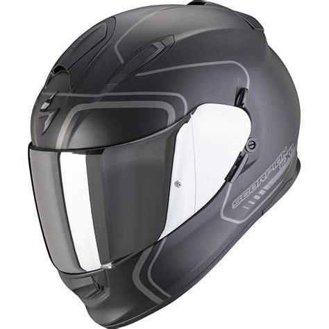 Casque EXO 491 West SCORPION Noir Mat argent MAXXESS FR Casque intégral