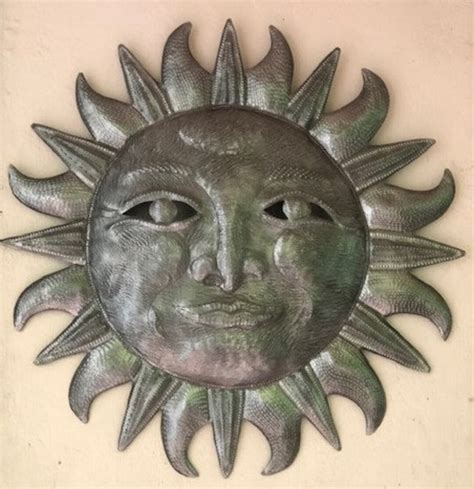 Metal Sun Art Outdoor Metal Wall Decor 24 Metal Sun Wall Hanging