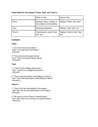 How to Use There, Their and They're: 8 Steps (with Pictures)