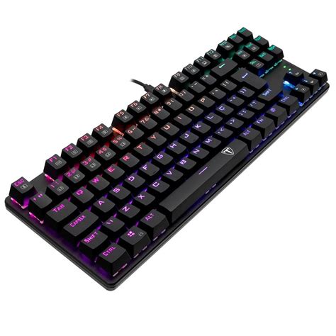 Teclado Mecânico Gamer T Dagger Bora RGB Switch Outemu Blue PATOLOCO