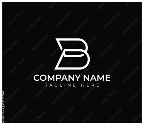 Abstract Line Art Creative Letter B Logo Vector Design Bundle