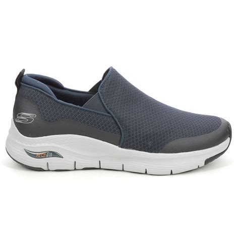 Skechers Arch Fit Slip 232043 NVY Navy trainers