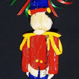 TIN SOLDIER Christmas Ornament KEEPSAKE Lacquered Bread Dough - Etsy