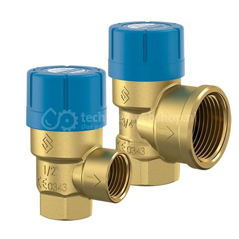 Flamco Pressure Safety Prescor Safety Valves With Plastic Prescor