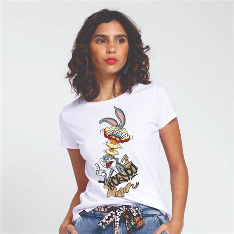 Camisa Masculina Camiseta Feminina Looney Tunes Pernalonga Coelho