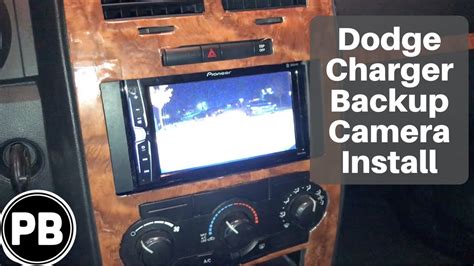 2006 2010 Dodge Charger Chrysler 300 Backup Camera Install Youtube