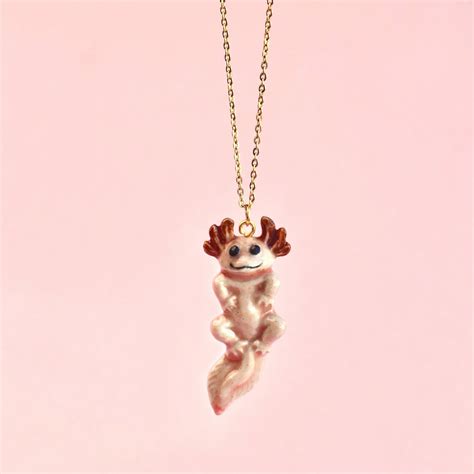 Axolotl Necklace | Camp Hollow Animal Jewelry