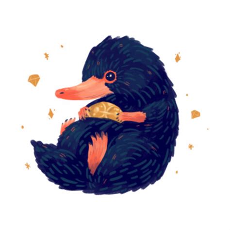 NIffler - Harry Potter - Baseball T-Shirt | TeePublic