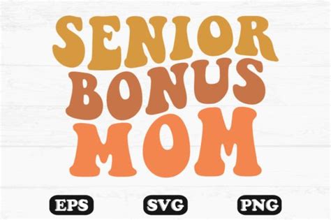 1 Bonus Mom Retro Wavy Svg Designs And Graphics