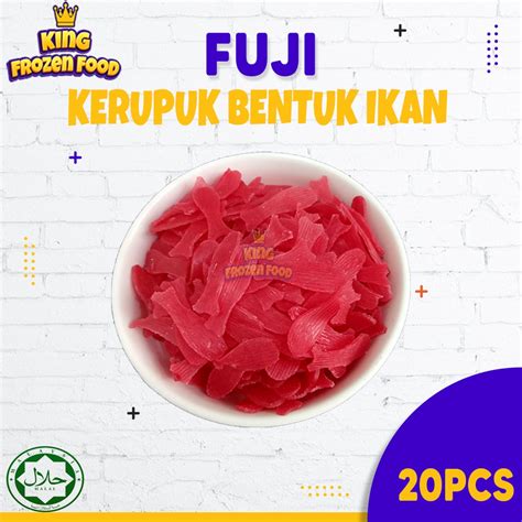 Jual Kerupuk Bentuk Ikan Merah 250g Shopee Indonesia