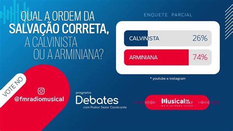 Qual a ordem da salvação correta a calvinista ou a arminiana 09 08 22