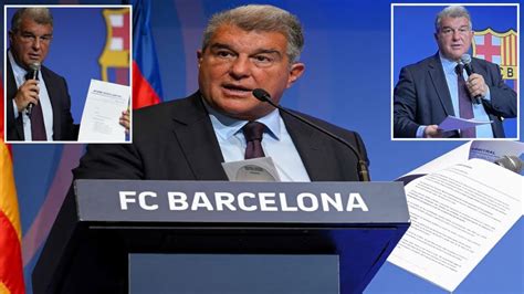 Joan Laporta Explains In The Negreira Case I Barcelona S Involvement