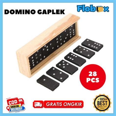 Jual Mainan Domino Gaple Kayu Board Game Pcs Kartu Gaplek Balok