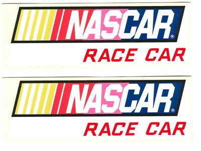 SET OF 2 RARE AUTHENTIC NASCAR RACE CAR DECALS STICKERS | #112978565