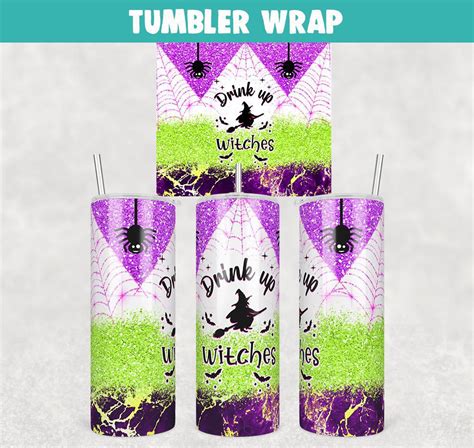 Drink Up Witches Tumbler Halloween Tumbler Wrap 20oz