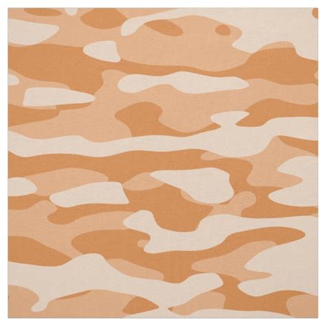 Orange Camo Camouflage Military Army Pattern Fabric | Zazzle.com