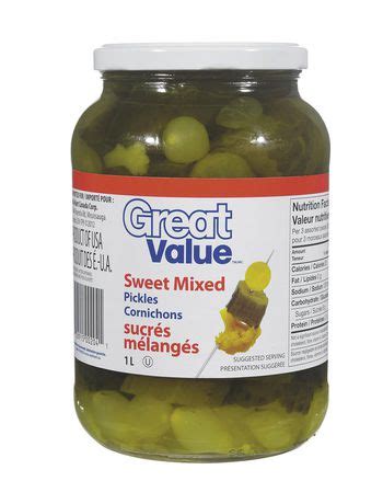 Great Value Sweet Mixed Pickles | Walmart Canada