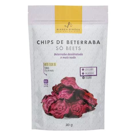 Chips De Beterraba Bianca Sim Es Pouch G Mercadolivre