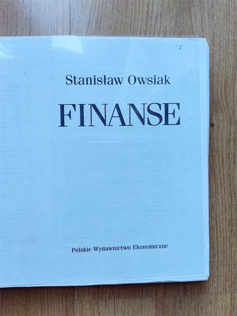 Finanse Stanis Aw Owsiak Wilamowice Olx Pl