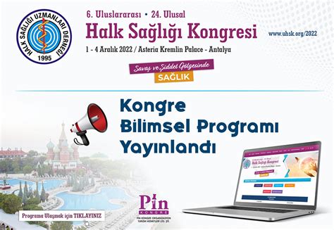 Uluslararasi Ulusal Halk Sagligi Kongresi Bilimsel Programi