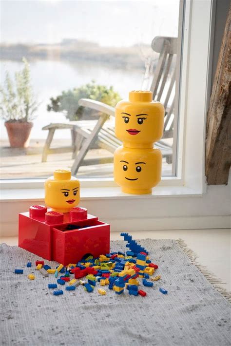 Room Copenhagen Contenitore Lego Storage Head L Boy Finnish Design Shop