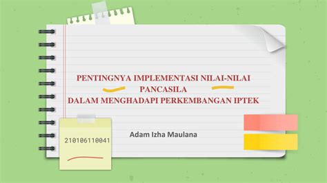 Solution Pentingnya Nilai Nilai Pancasila Studypool