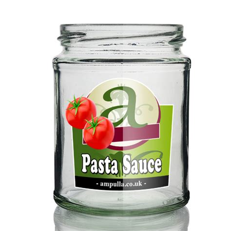 500ml Clear Glass Pasta Sauce Jar Ampulla 0161 367 1414