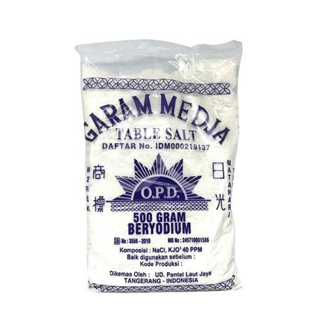 Jual GARAM MEJA CAP MATAHARI 500G Shopee Indonesia