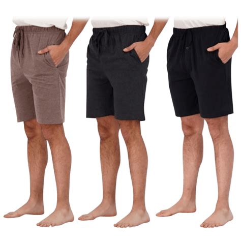 Sidedeal Pack Men S Cotton Lounge Shorts With Pockets