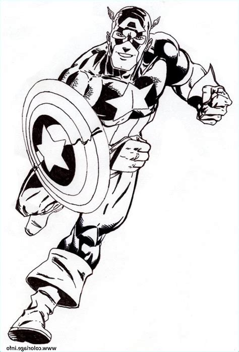 14 Luxe De Dessin Capitaine America Galerie Coloriage