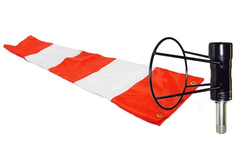 8x36 Orange And White Windsock And Ball Bearing Frame Combo Awccb8 36o