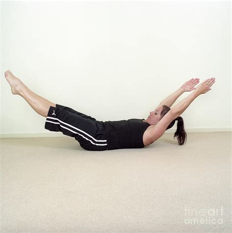 Pilates Exercise Photograph By Faye Norman Science Photo Library Fine