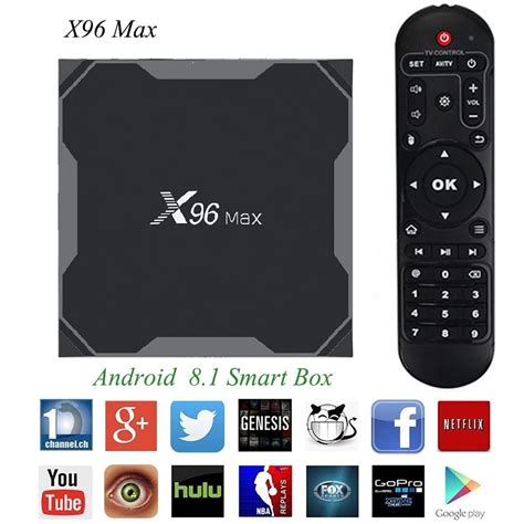 X Max Smart Tv Box Android Amlogic S X Lpddr Quad Core Tvbox