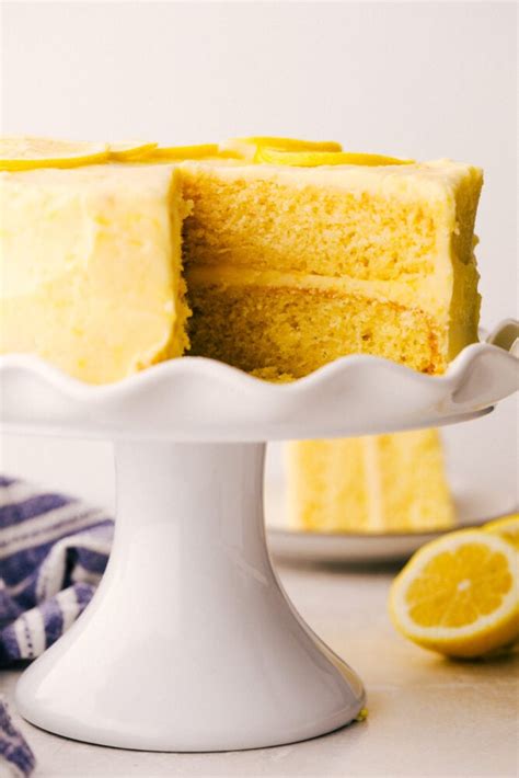 Homemade Lemon Cake With Lemon Frosting The Recipe Critic