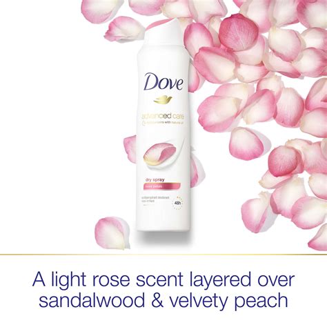 Dove Advanced Care Womens Antiperspirant Deodorant Dry Spray Rose